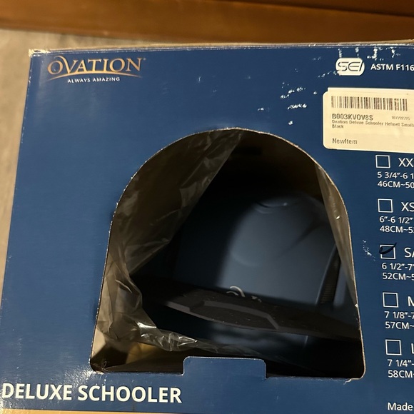 Blue Ovation Riding Helmet - Picture 4 of 5